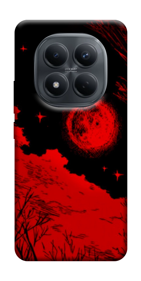 Чехол Кровавый закат солнца для Xiaomi Redmi Note 15 5G (EU)