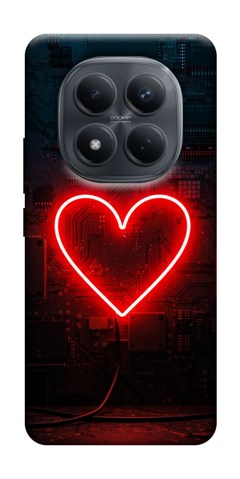 Чехол Яркое сердце для Xiaomi Redmi Note 15 5G (EU)