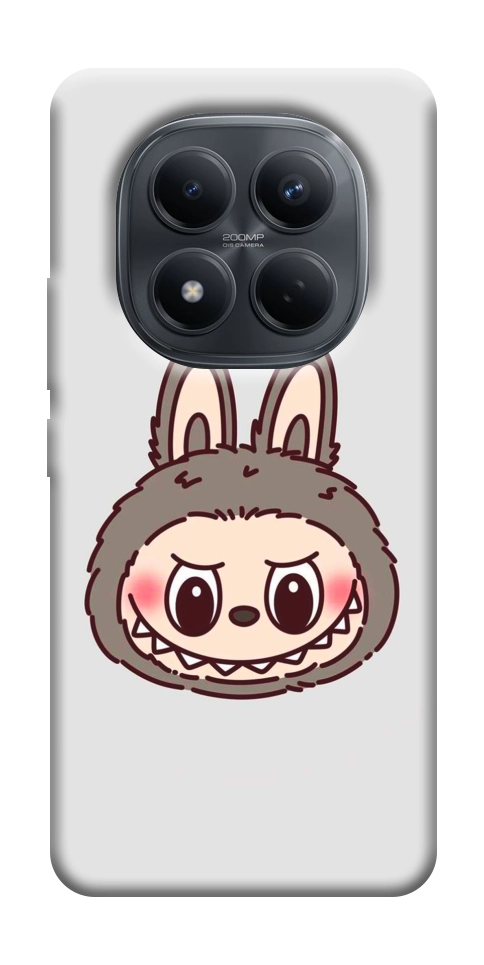 Чехол Labubu grey для Xiaomi Redmi Note 15 5G (EU)