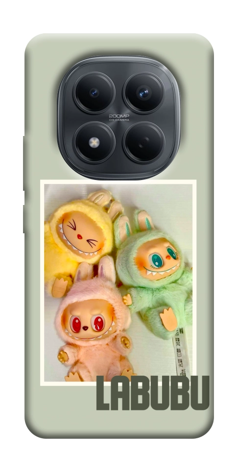 Чехол Trio labubu для Xiaomi Redmi Note 15 5G (EU)