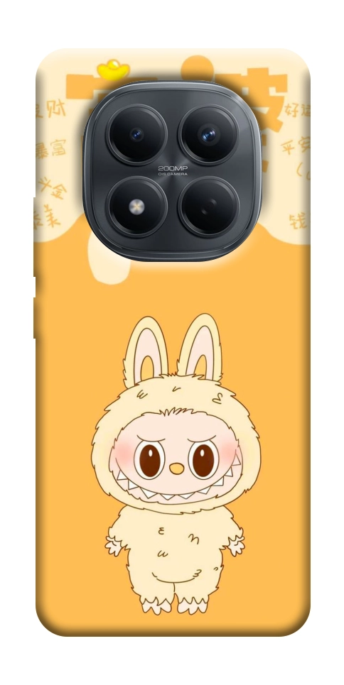 Чехол Yellow labubu для Xiaomi Redmi Note 15 5G (EU)
