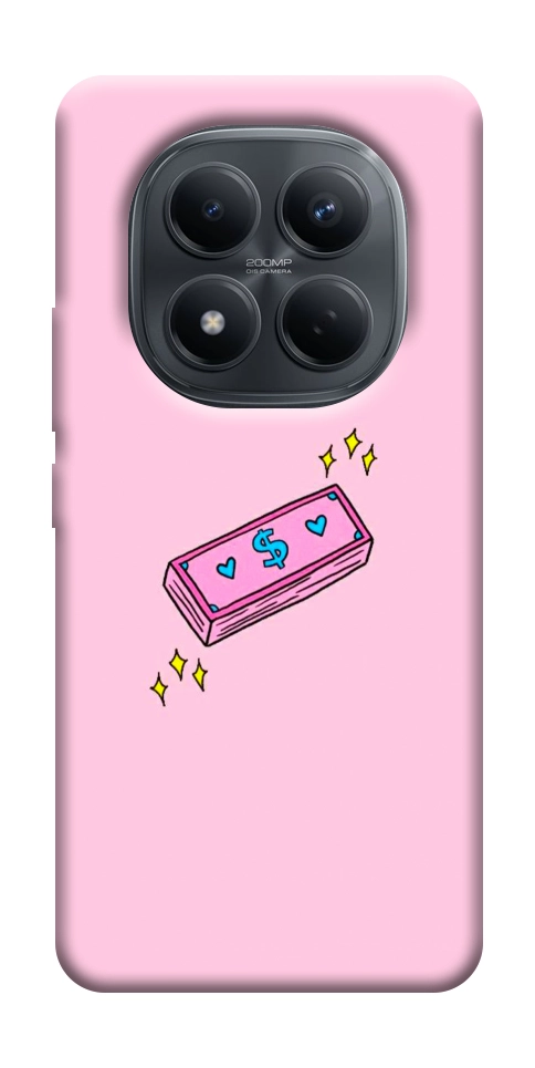Чехол Simple pink money для Xiaomi Redmi Note 15 5G (EU)