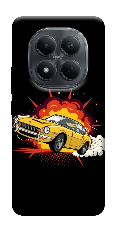 Чехол Retro comics car black для Xiaomi Redmi Note 15 5G (EU)