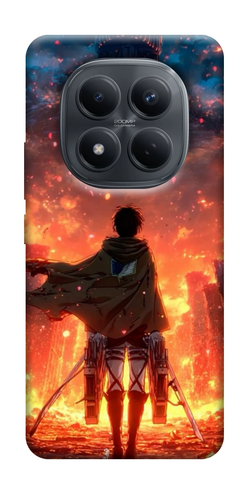 Чехол Attack on titan eren для Xiaomi Redmi Note 15 5G (EU)