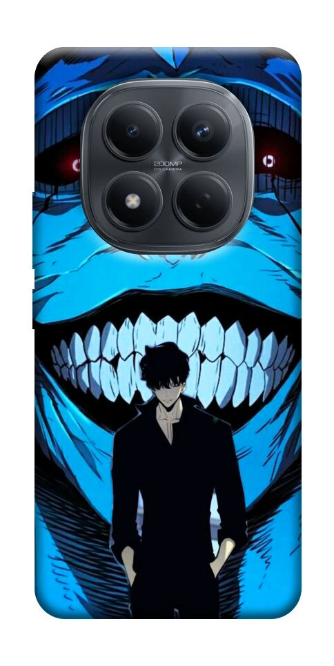 Чехол Solo leveling blue vibe для Xiaomi Redmi Note 15 5G (EU)