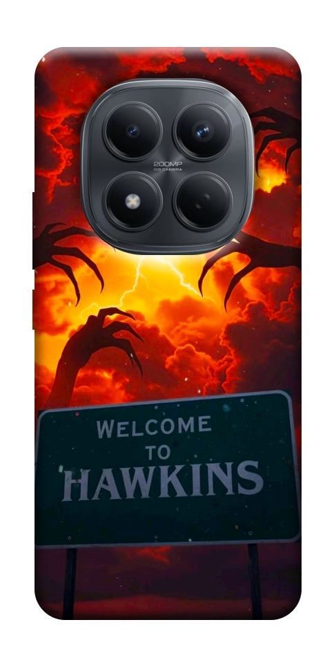 Чехол Welcome to hawkins для Xiaomi Redmi Note 15 5G (EU)