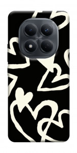 Чохол Black and white hearts для Xiaomi Redmi Note 15 4G (EU)