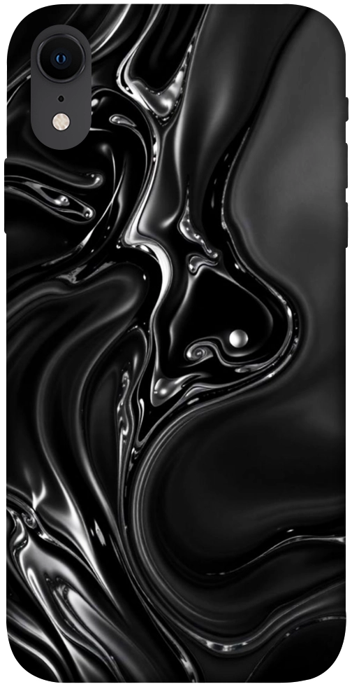 Чехол Black Liquid для iPhone XR