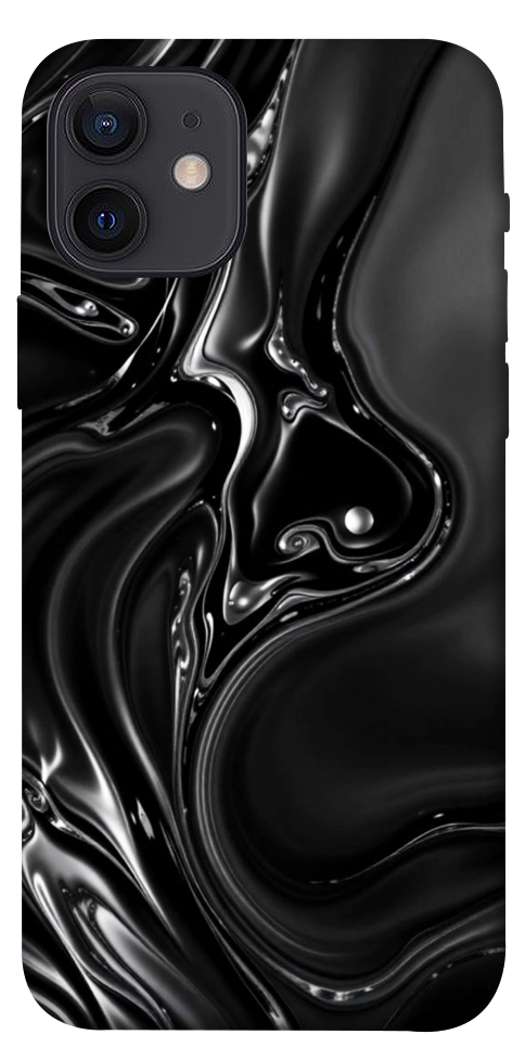 Чехол Black Liquid для iPhone 12