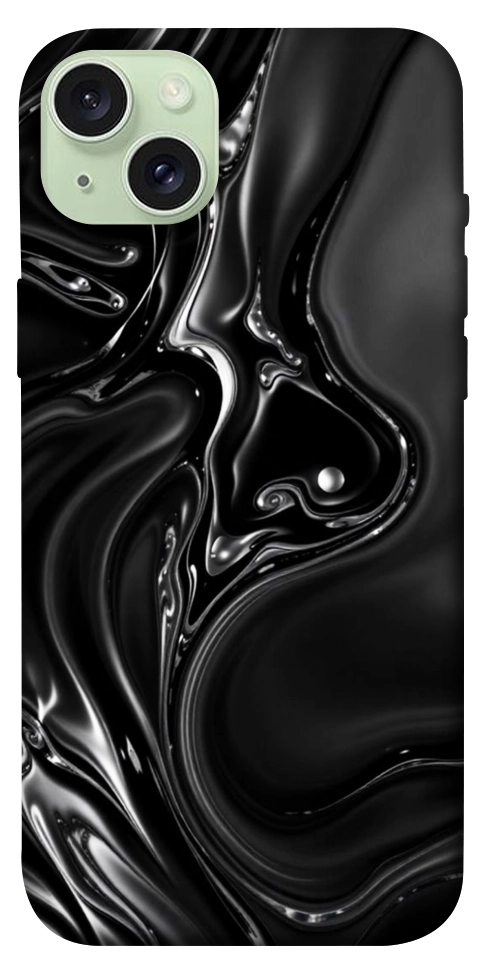 Чехол Black Liquid для iPhone 15 Plus