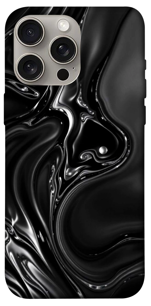 Чехол Black Liquid для iPhone 15 Pro Max