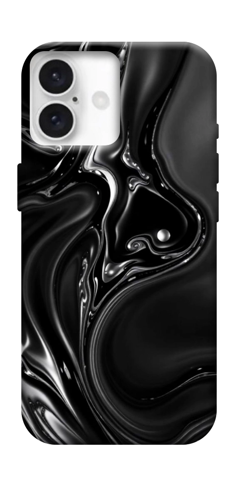 Чехол Black Liquid для iPhone 16