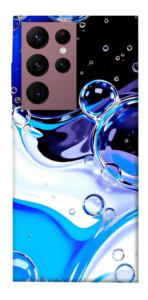 Чехол Blue Bubbles для Galaxy S22 Ultra