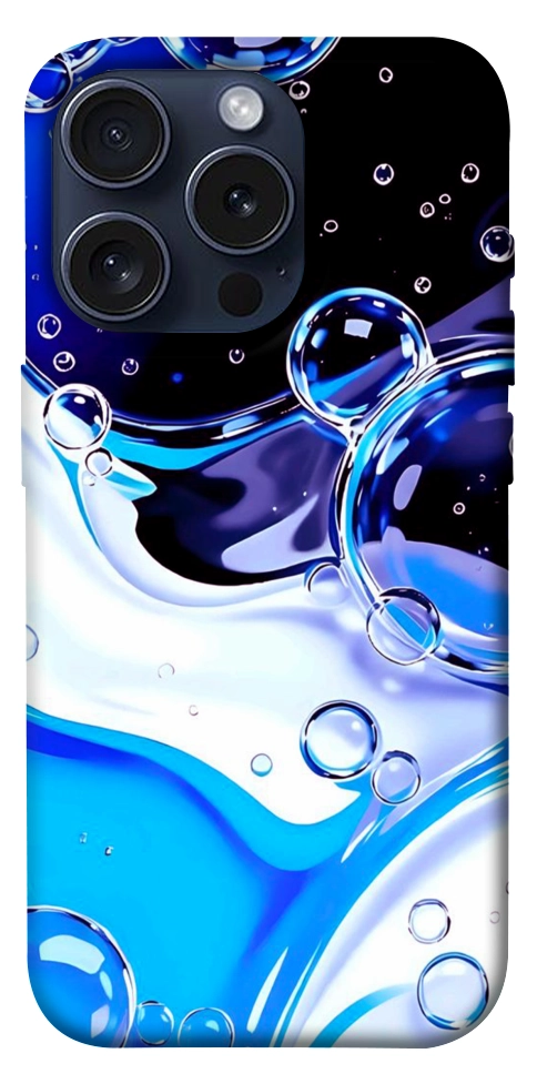 Чохол Blue Bubbles для iPhone 15 Pro