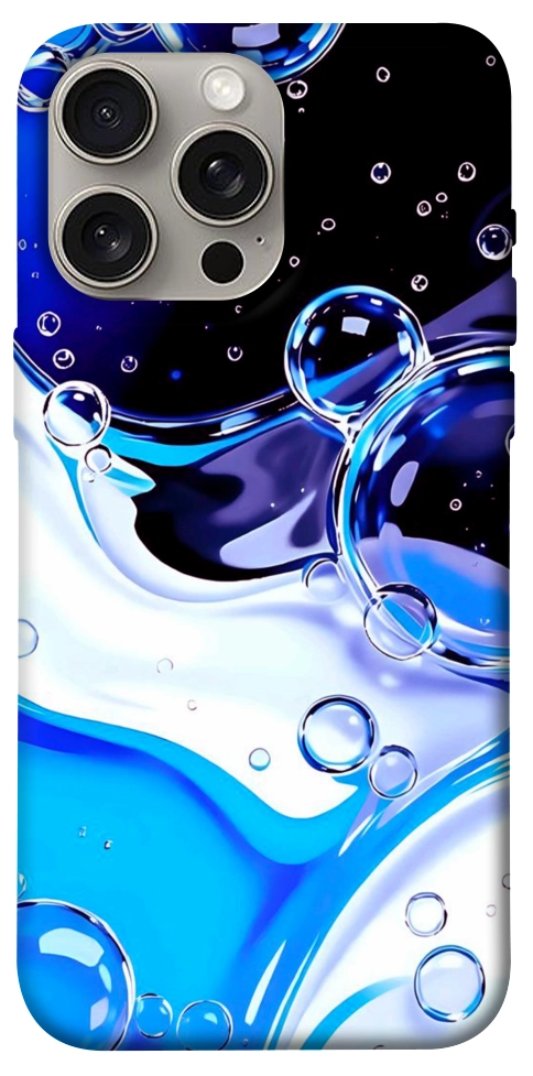 Чехол Blue Bubbles для iPhone 15 Pro Max