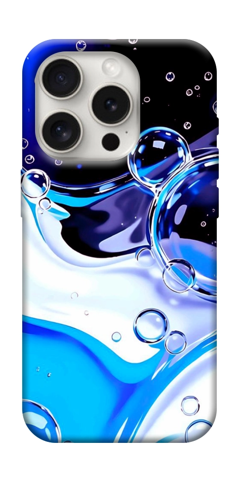 Чехол Blue Bubbles для iPhone 16 Pro Max