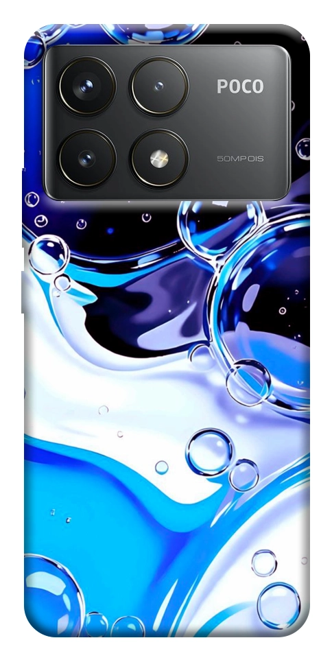 Чехол Blue Bubbles для Xiaomi Poco F6 Pro