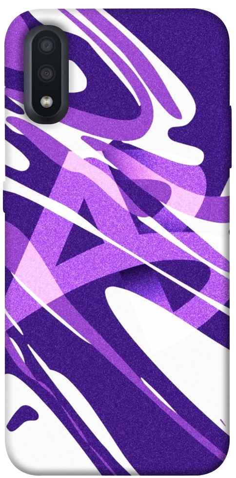 Чохол Purple Abstract для Galaxy A01