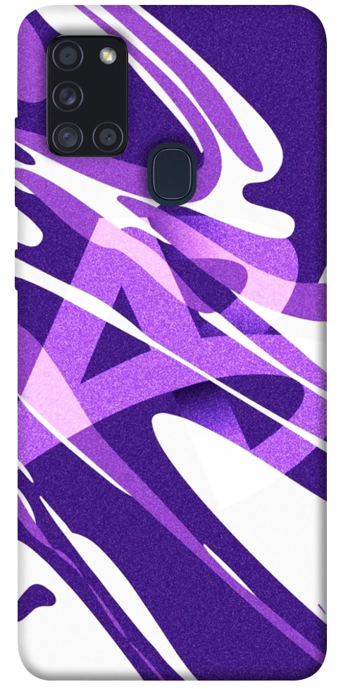 Чехол Purple Abstract для Galaxy A21s (2020)