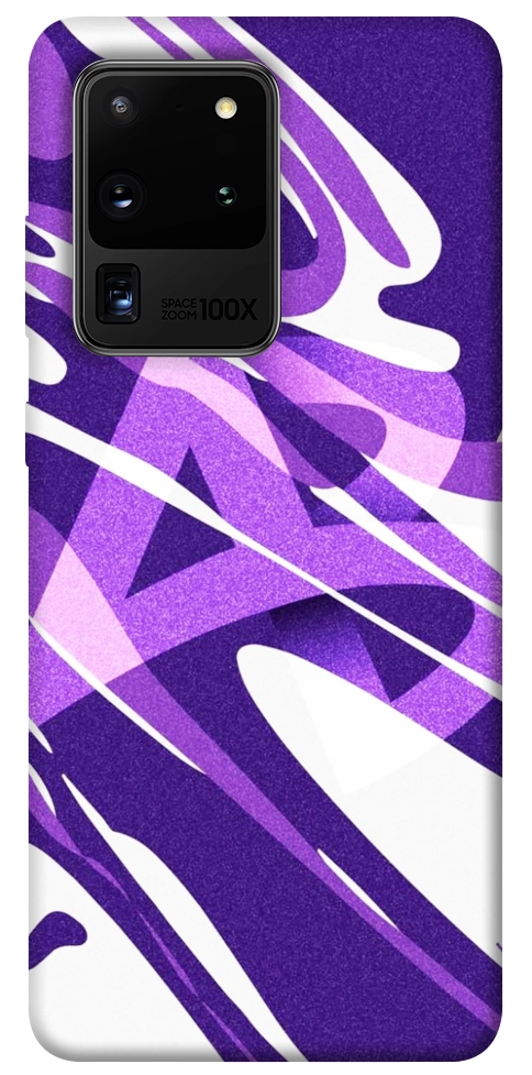 Чехол Purple Abstract для Galaxy S20 Ultra (2020)