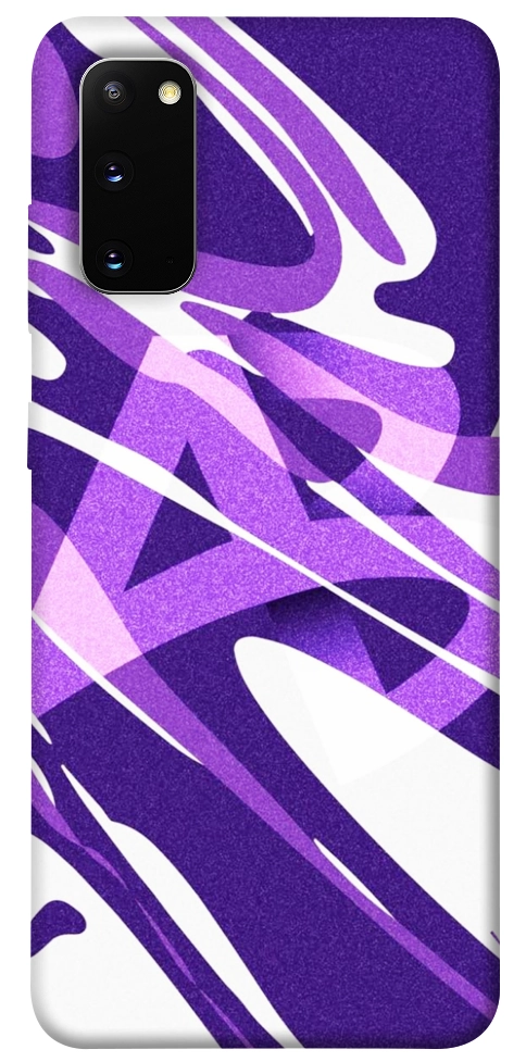 Чехол Purple Abstract для Galaxy S20 (2020)