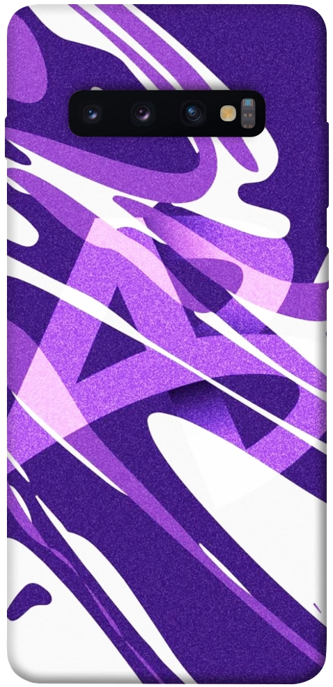 Чехол Purple Abstract для Galaxy S10 Plus (2019)