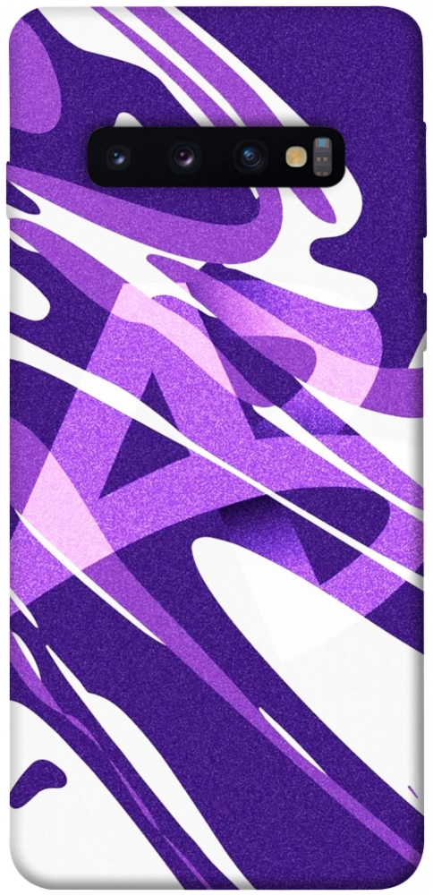 Чехол Purple Abstract для Galaxy S10 (2019)