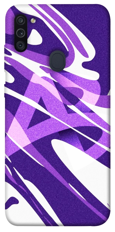 Чехол Purple Abstract для Galaxy M11 (2020)