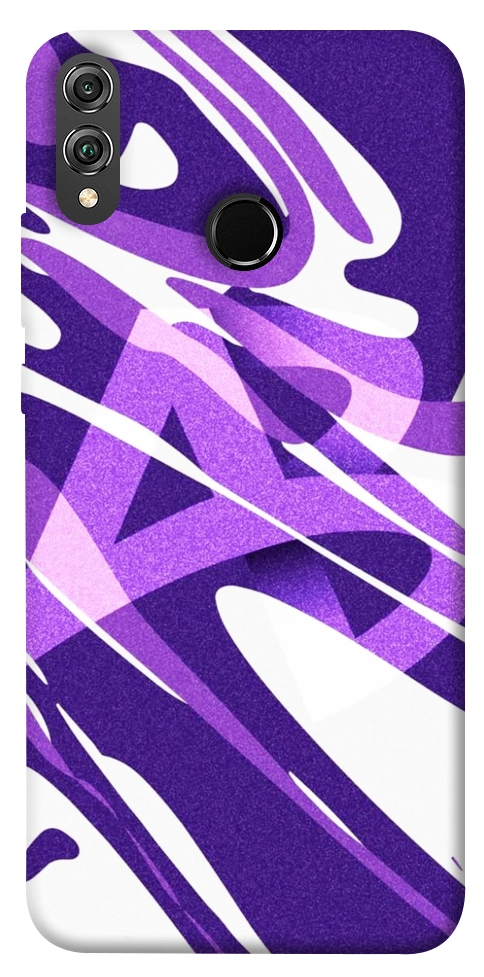 Чохол Purple Abstract для Huawei Honor 8X