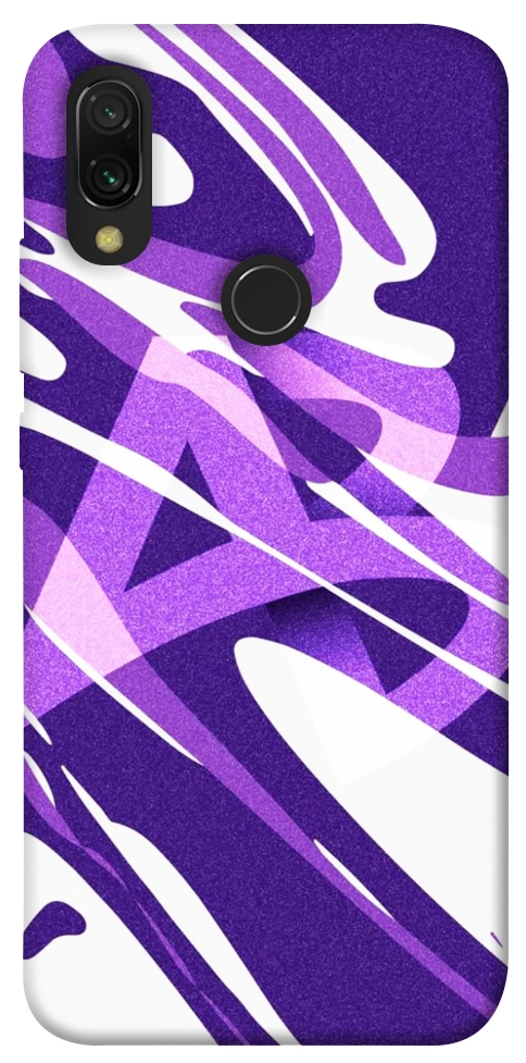 Чехол Purple Abstract для Xiaomi Redmi 7
