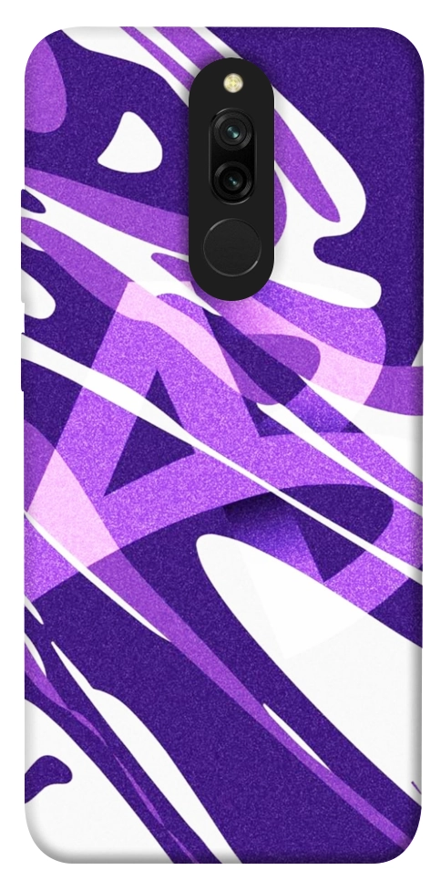 Чохол Purple Abstract для Xiaomi Redmi 8