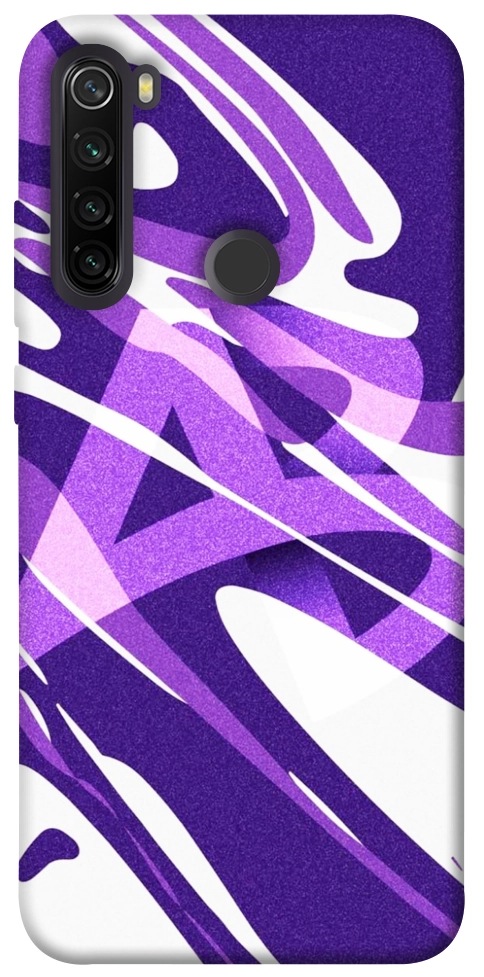 Чохол Purple Abstract для Xiaomi Redmi Note 8T