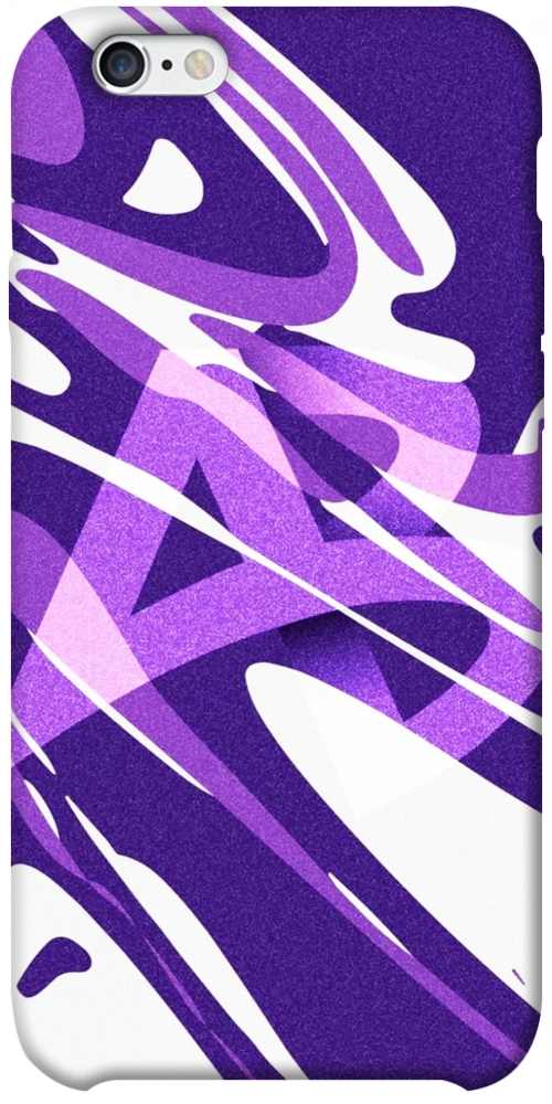 Чехол Purple Abstract для iPhone 6S Plus