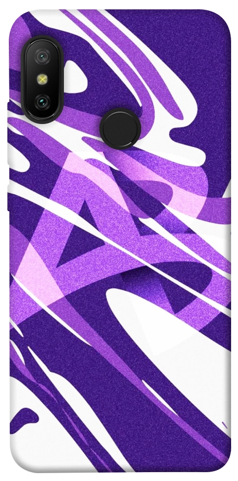 Чехол Purple Abstract для Xiaomi Redmi 6 Pro