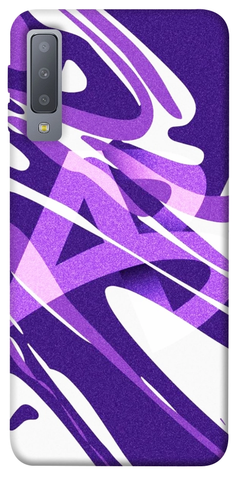Чехол Purple Abstract для Galaxy A7 (2018)