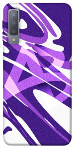 Чохол Purple Abstract для Galaxy A7 (2018)