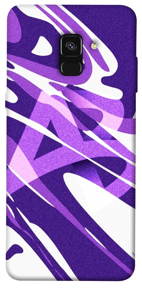 Чехол Purple Abstract для Galaxy A8 (2018)