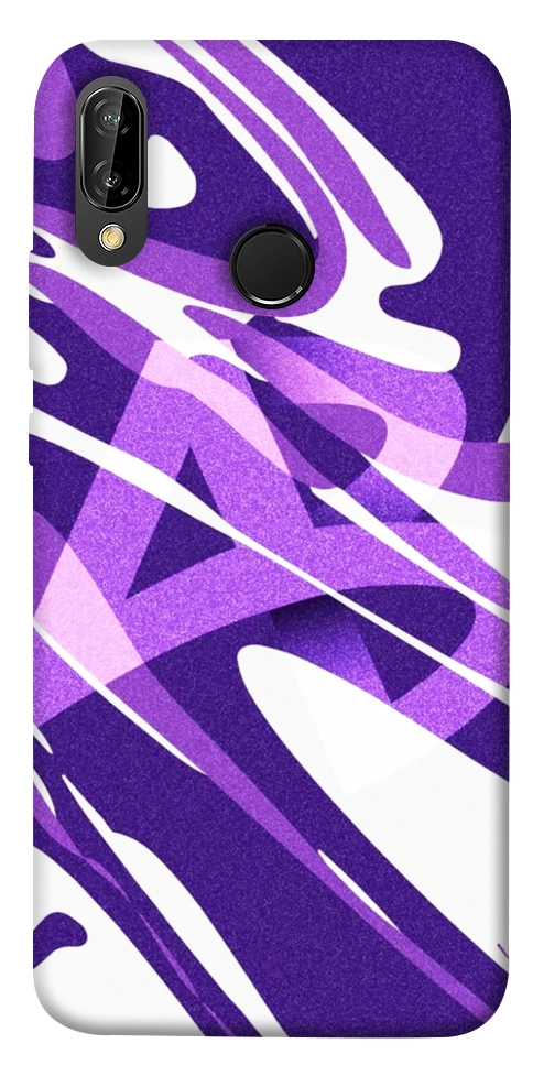 Чохол Purple Abstract для Huawei P20 Lite