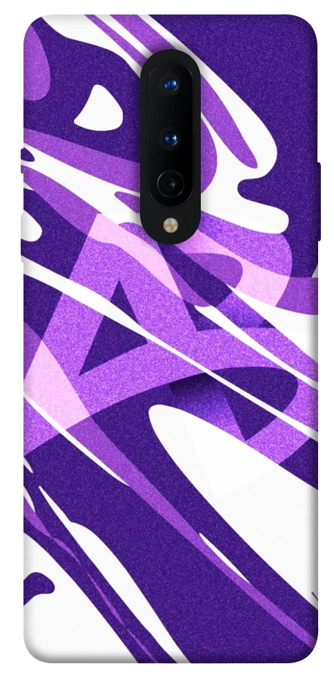 Чохол Purple Abstract для OnePlus 8