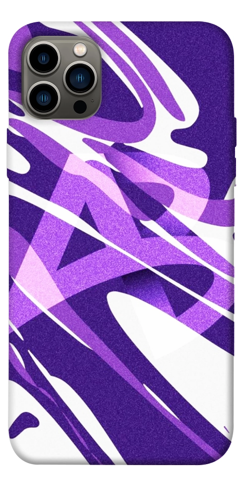 Чехол Purple Abstract для iPhone 12 Pro