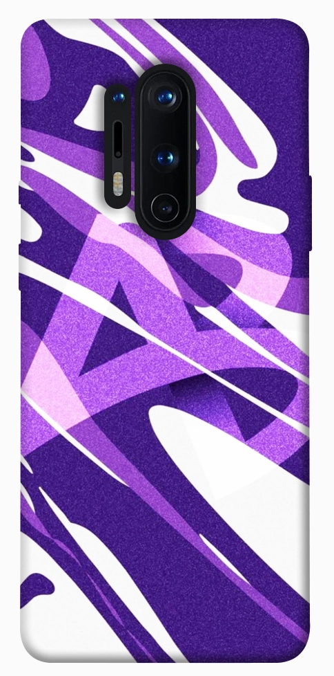 Чохол Purple Abstract для OnePlus 8 Pro