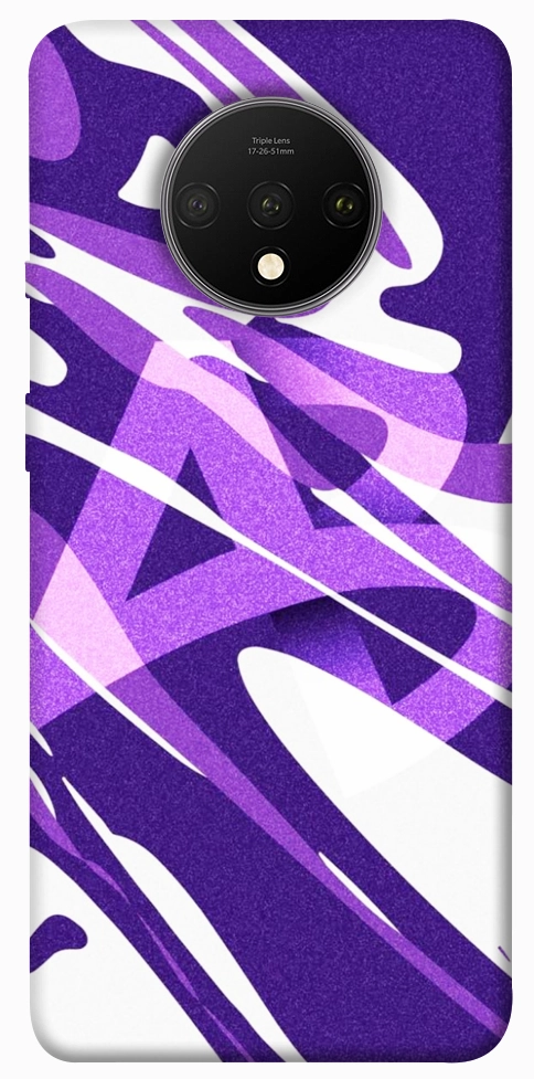 Чехол Purple Abstract для OnePlus 7T