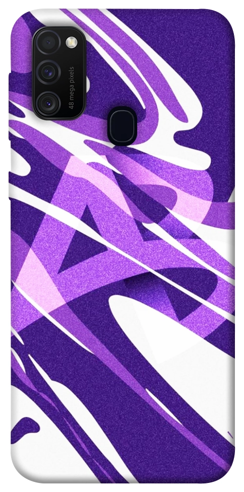 Чехол Purple Abstract для Galaxy M30s
