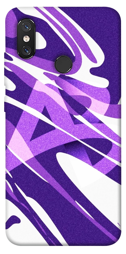 Чехол Purple Abstract для Xiaomi Mi 8