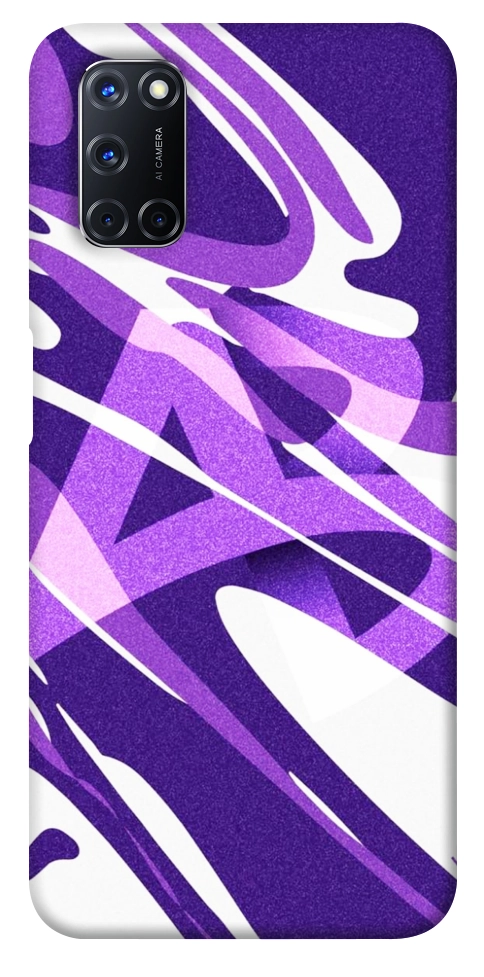 Чехол Purple Abstract для Oppo A92