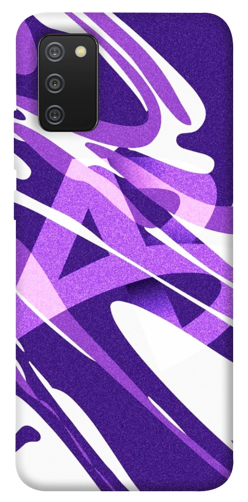 Чехол Purple Abstract для Galaxy A02s