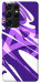 Чехол Purple Abstract для Galaxy S21 Ultra