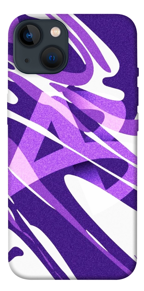 Чохол Purple Abstract для iPhone 13
