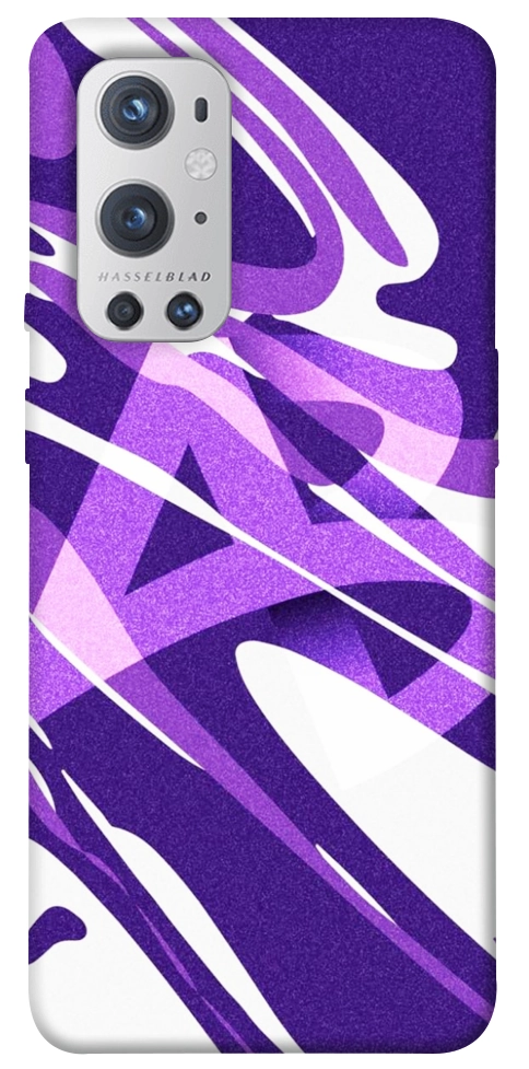 Чехол Purple Abstract для Oneplus 9 pro