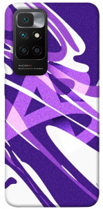 Чехол Purple Abstract для Xiaomi Redmi 10